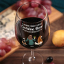Dog Mom,Dog Lovers,Funny - A Woman Cannot Survive - Personalized Wine Glass