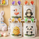 Gift For Kids,Grandpa - Grandkids,Grandma - Grandkids,Gift For Grandkids,Easter - Adorable Animal With Name - Personalized Bunny Ears Bucket Bag