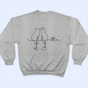 Adorable Cat Line - Personalized T Shirt