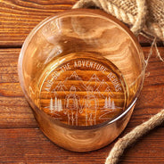 Gift For Couples,Gift For Husband,Old Couples,Gift For Wife,Gift For Boyfriend,Gift For Girlfriend,LGBT,Love - Adventure Partners For Life - Personalized Engraved Whiskey Glass