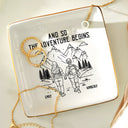 Gift For Couples,Gift For Husband,Old Couples,Gift For Wife,Gift For Boyfriend,Gift For Girlfriend,LGBT,Love  - Adventure Partners For Life - Personalized Ring Dish