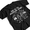 Gift For Couples,Old Couples,Gift For Husband,Gift For Wife,Gift For Boyfriend,Gift For Girlfriend,Happy - Adventure Partners For Life - Personalized T Shirt