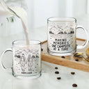 Gift For Couples,Gift For Husband,Old Couples,Gift For Wife,Gift For Boyfriend,Gift For Girlfriend,LGBT,Love - Adventure Partners For Life Couple Line Art - Personalized Glass Mug