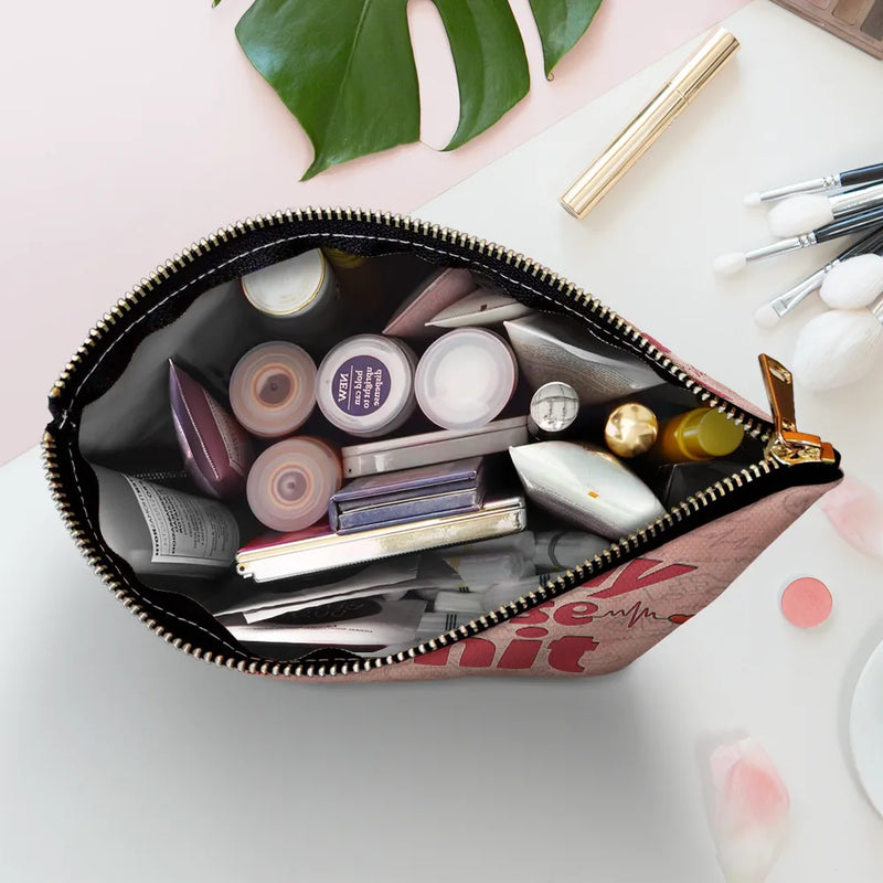 Nurse, Gift For Yourself, Gift For Women, Gift For Men, Happy - All My Nurse Sh*t - Personalized Cosmetic Bag
