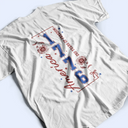 Gift For Yourself,Gift For Women,Happy,Independence Day,America 250th - America 250 Years Of Freedom Birth Flower - Personalized T Shirt