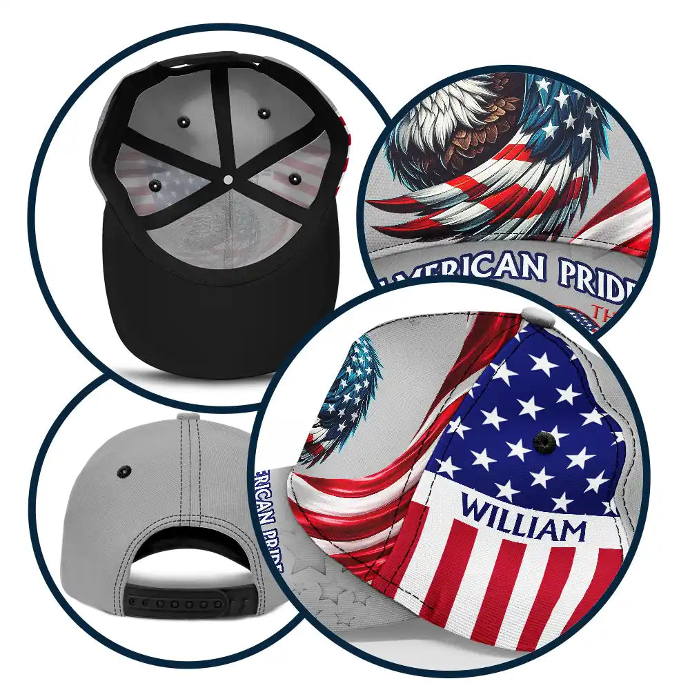 Gift For Mother,Gift For Father,America 250th,Independence Day,Happy - America 250th Anniversary US Pride Patriotic Eagle - Personalized Classic Cap