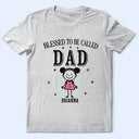 Independence Day,Gift For Grandpa,Humorous,Custom Text - America Blessed To Be Called Papa Nana - Personalized T Shirt