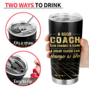 American Football Great Coach Can Change A Life - Gift For Coach - Personalized Custom Tumbler