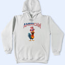 Independence Day,America 250th,Gift For Husband,Gift For Boyfriend,Gift For Yourself,Gift For Men,Gift For Women,Gift For Aunt,Gift For Uncle,Gift For Mother,Gift For Grandpa,Gift For Father,Gift For Grandma,Gift For Son,Gift For Brothers - Americaw Funny Chicken 250 Years Of Freedom - Personalized T Shirt