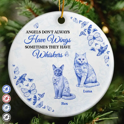 Toile De Jouy Christmas Ornaments