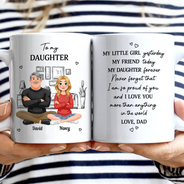 Mom - Daughters (Adult),Mom - Daughters (Young),Mom - Sons,Dad - Daughters (Adult),Dad - Daughters (Young),Dad - Sons,Grandpa - Grandkids,Grandma - Grandkids,Gift For Grandkids,Gift For Daughter,Gift For Son,Gift For Women,Gift For Men,Happy - Animate My Daughter Son Forever - Personalized Mug