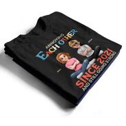 Top Market,Gift For Couples,Old Couples,Gift For Women,Gift For Men,LGBT,Funny - 3D Effect Couple Annoying Each Other And Still Going Strong - Personalized T Shirt