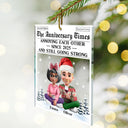 Funny,Gift For Couples,Old Couples,Gift For Husband,Gift For Wife - Annoying Each Other 3D Effect Couple - Personalized Custom Shaped Acrylic Ornament