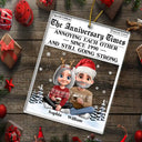 Funny,Gift For Couples,Old Couples,Gift For Husband,Gift For Wife - Annoying Each Other 3D Effect Couple - Personalized Custom Shaped Acrylic Ornament