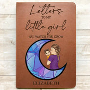 New Mom,New baby,Love - As I Watch You Grow - Personalized Leather Journal
