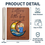 New Mom,New baby,Love - As I Watch You Grow - Personalized Leather Journal