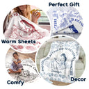 Gift For Yourself, Gift For Women, Reading, Happy - Attracted To Fictional Characters - Personalized Fleece Blanket, Sherpa Blanket
