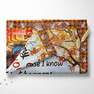 Autumn Flannel Bestie I Love You - Personalized Custom Blanket