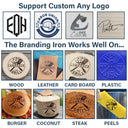 Happy, Gift For Yourself, Gift For Women, Gift For Men, Grilling - BBQ King Grill Master - Personalized Grilling Branding Stamp