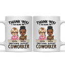 Thank You For Being My Emotional Coworker - Gifts For Colleagues, Besties - Personalized Mug