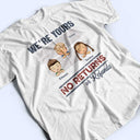No Returns Or Refunds Chibi Grandkids - Personalized T Shirt