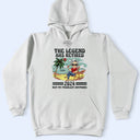 The Legend Has Retired Not My Problem Anymore Chibi Vintage - Personalized T Shirt