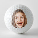 Custom Photo I Love It When My Wife Lets Me Go Golfing - Personalized Golf Ball