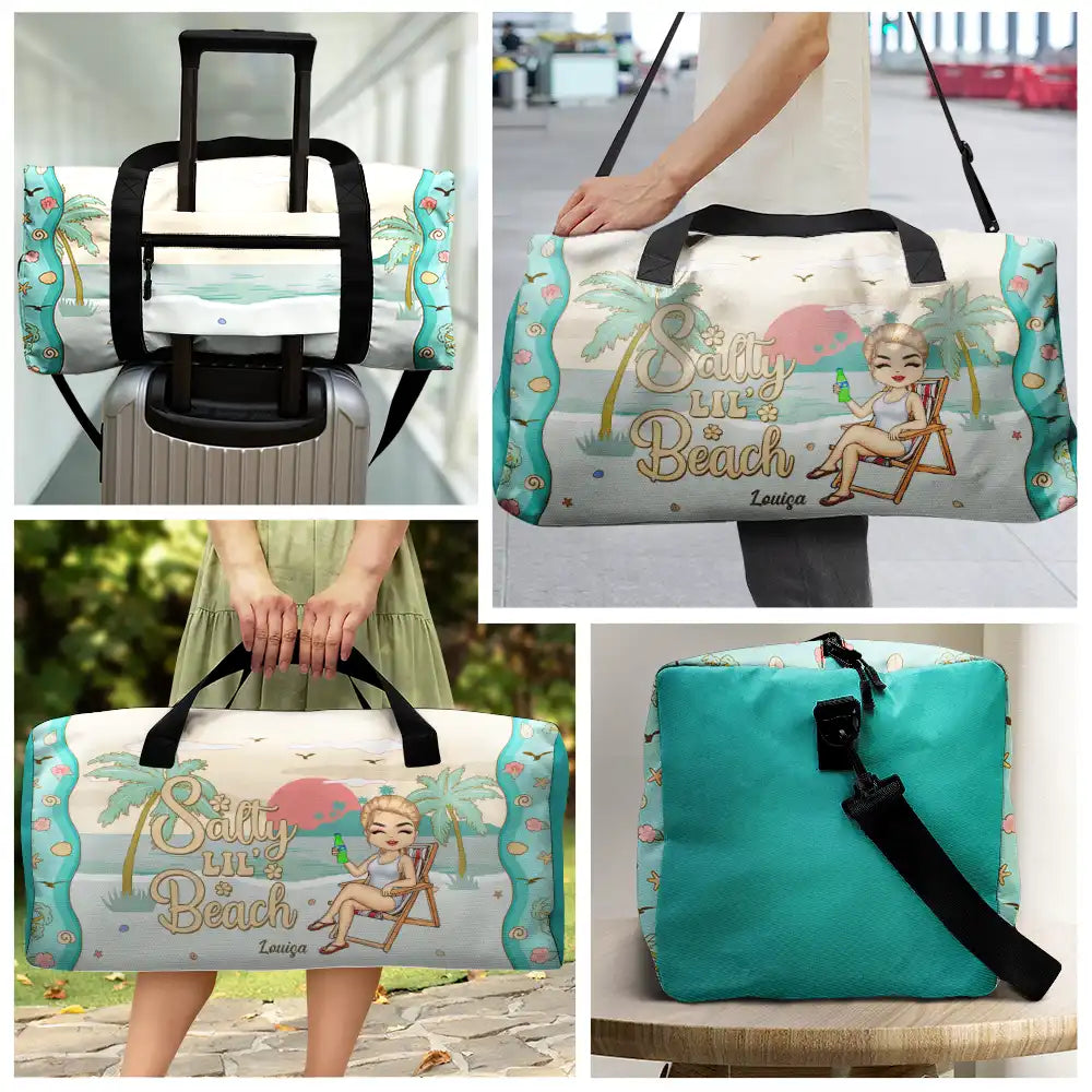 Just A Girl Who Loves Beaches - Personalized Duffle Bag
