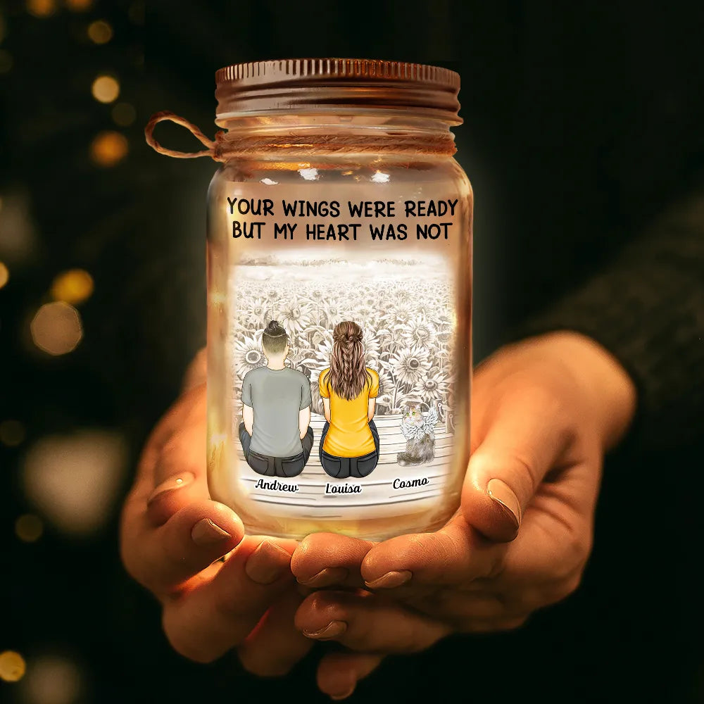 Dog Mom Your Light Will Always Shine In My Heart - Personalized Mason Jar Light