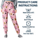 Custom Photo,Pet Lovers,Pet Mom,Pet Dad,Happy - Custom Photo Best Dog Cat Dad Mom Ever - Personalised Pyjama Bottoms