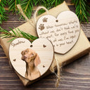 Custom Photo When Tomorrow Starts Without Me Memorial Dog Cat - Personalized Wooden Ornament Print 2 Sides