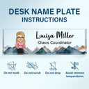 Gift For Bestie, Gift For Sisters, Gifts For Colleagues - Fixer Of Everything - Personalized Desk Name Plate
