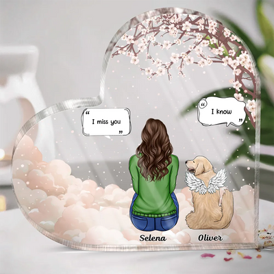 Heart Shaped Acrylic Plaque