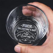 Love,Gift For Husband,Gift For Wife,Gift For Boyfriend,Gift For Girlfriend,Gift For Couples - I Love You Everyday - Personalized Engraved Whiskey Glass
