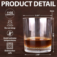 Love,Gift For Husband,Gift For Wife,Gift For Boyfriend,Gift For Girlfriend,Gift For Couples - I Love You Everyday - Personalized Engraved Whiskey Glass
