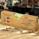 Gift For Son,Gift For Men,Top Market,Dad,Sons,Mom - 3D Effect My Little Boy Yesterday My Son Forever - Personalized Bottle Opener Wood Level