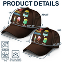 Gift For Husband,Gift For Yourself,Gift For Men,Gift For Father,Gift For Grandpa,Non-Eng,Icon,Humorous - The Coolest Pop Grandpa Dad - Personalized Classic Cap