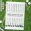 Gift For Husband,Gift For Yourself,Gift For Men,Gift For Father,Gift For Grandpa,Golf,Sport Dad,Dad's Hobby,Grandpa's Hobby,Non-Eng,Icon,Playful - Best Dad By Par Golf Clubs - Personalized Golf Towel
