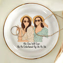 Custom Photo, Art Design, Gift For Bestie, Playful, Photo - Faceless Portrait - Custom Photo Faceless Portrait Besties Forever Friendship - Personalized Ring Dish