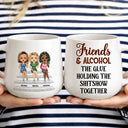 Gift For Bestie, Humorous, Vector - We're Not Sugar And Spice And Everything Nice We're Sage And Hood - Personalized Tapered Mug