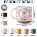 Art Design,Cozy,Pet Lovers,Photo - Pencil Sketch - Remove BG - Custom Photo Pencil Sketch Dog Cat Pet Portrait Toile Remembrance - Personalized Pottery Mug