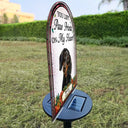 Art Design,Christmas,Pet Memorial,Sympathetic,Pet Lovers,Memorial,Photo - Stained Glass - Custom Photo Stained Glass Memorial Pet Forever In My Heart Always Loved - Personalized Solar Light