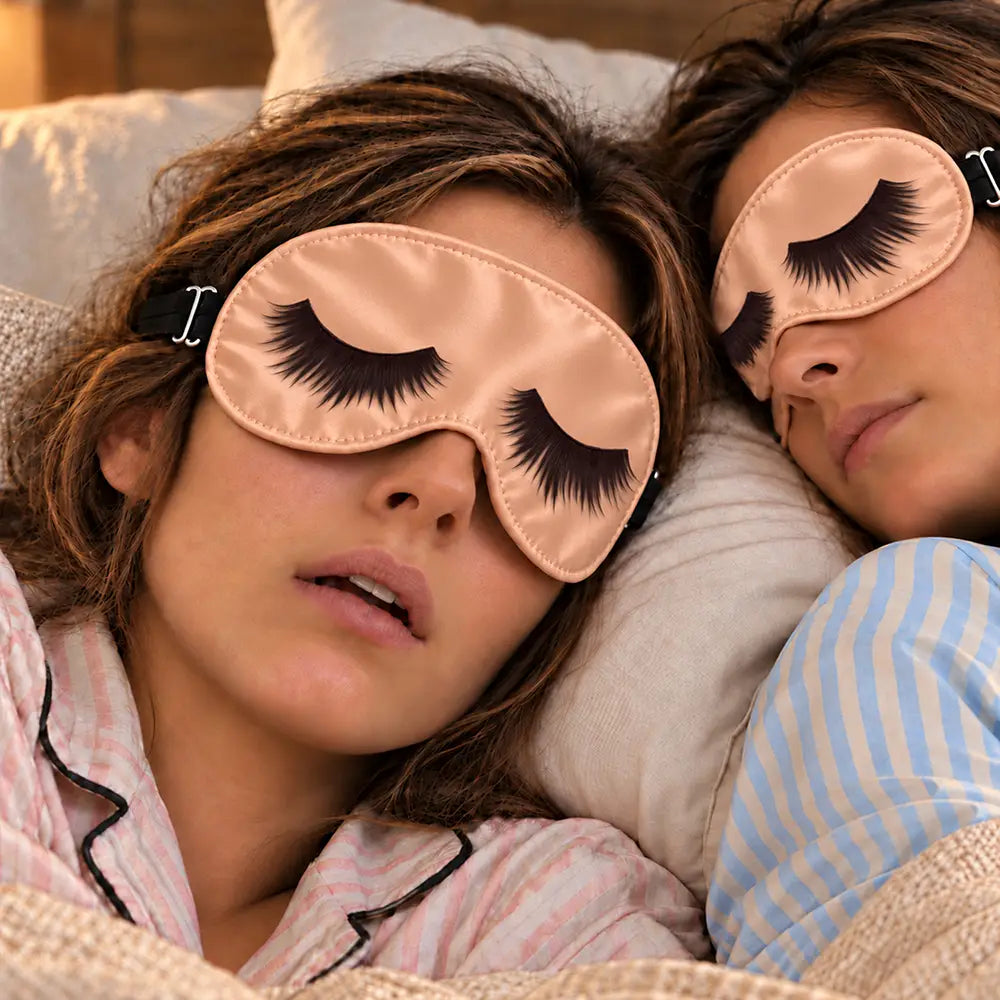 Sleepover, Spa Night Gift For Best Friend, Bestie, BFF - Personalized Eyelashes Funny Sleep Mask