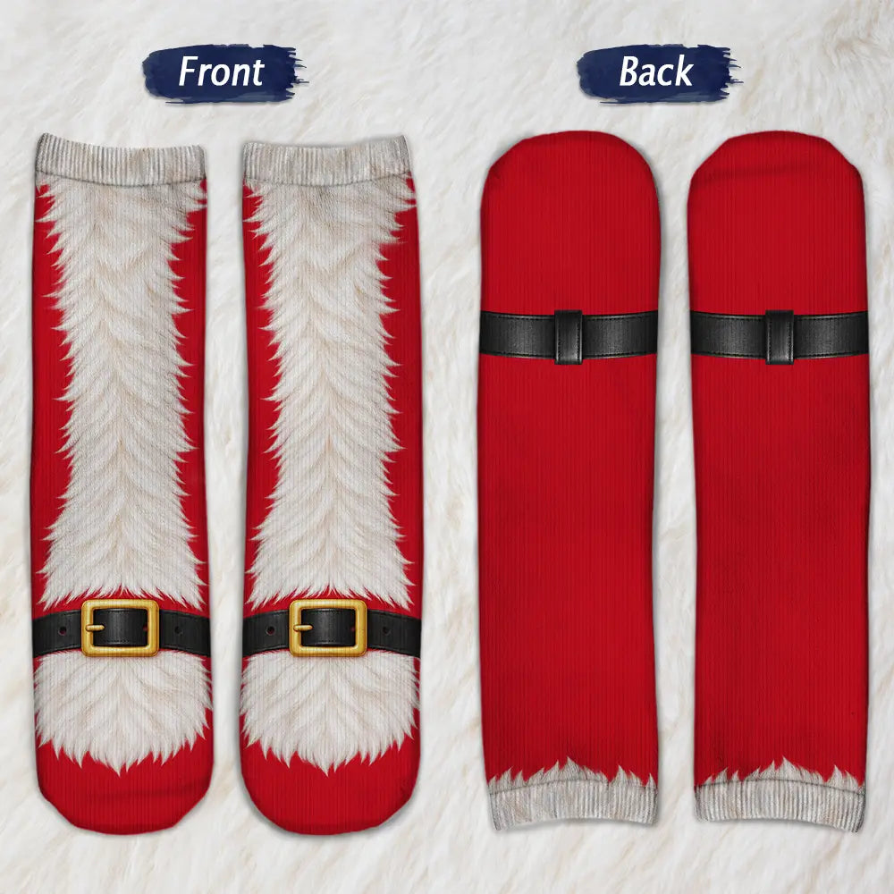 Christmas, Gift For Men, Gift For Yourself, Gifts For Him, Humorous, Icon - Funny Christmas Gag Gift For Friends Siblings Family - Personalized Christmas Character Feet Socks