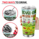 Loved By My Little Bugs Gardening Lady - Gift For Women - Personalized Custom Tumbler