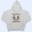 Together Since Husband Wife - Gift For Couples - Personalized Custom T Shirt