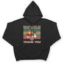 Dear Dad Great Job We're Awesome Thank You - Father Gift For Dog Lovers - Personalized Custom T Shirt