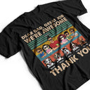 Dear Dad Great Job We're Awesome Thank You - Father Gift For Dog Lovers - Personalized Custom T Shirt
