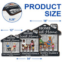 Home Sweet Home - Outdoor, Home Decor Gift For Family, Husband, Wife, Couple - Personalized Custom Shaped Wood Sign