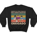 Querido Pai Ótimo Trabalho Nós Somos Incríveis Obrigado Jovem - T Shirt Personalizado
